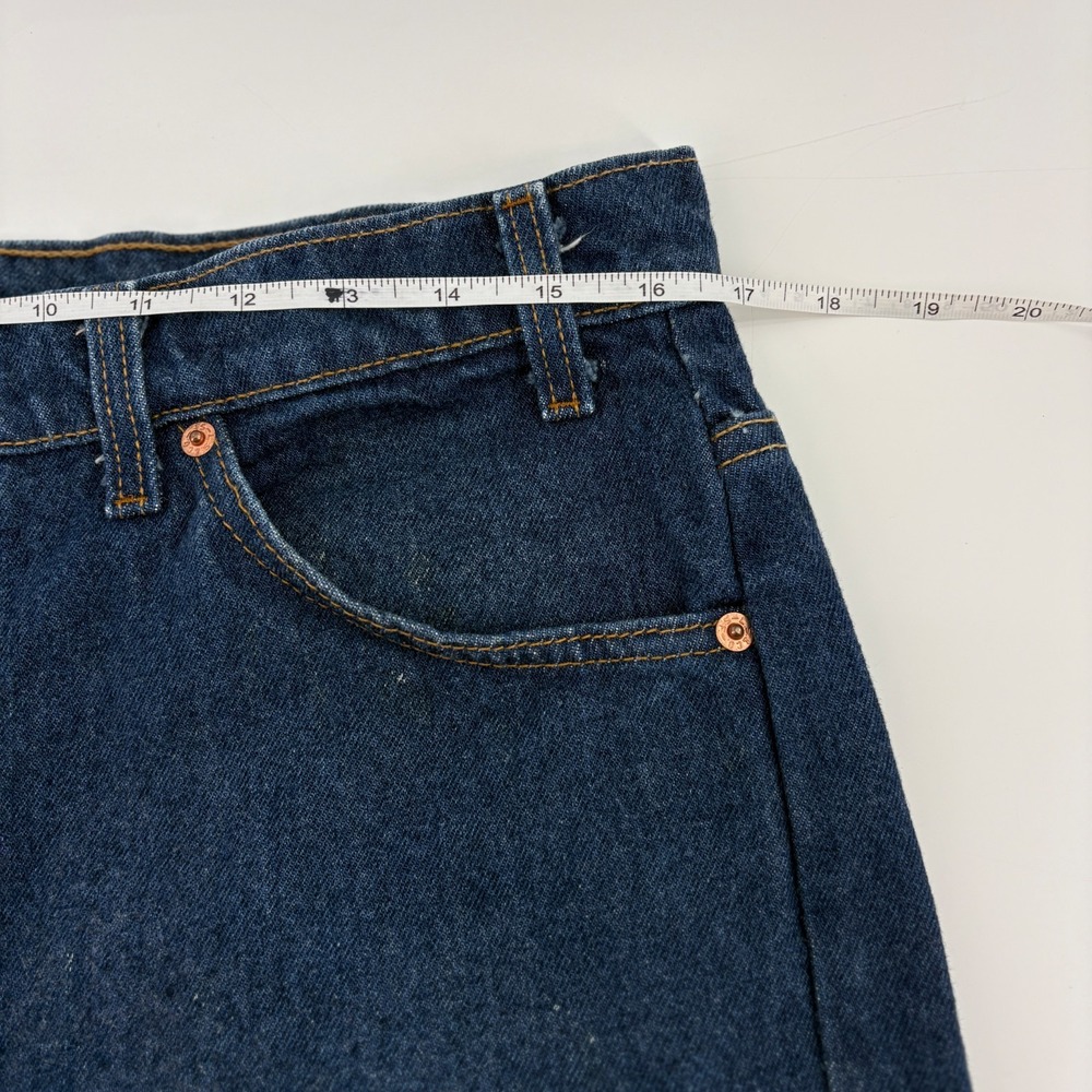 Vintage Levis 517 Jeans W35 L34 Orange Tab Bootcut Denim Made USA Western - Picture 15 of 16